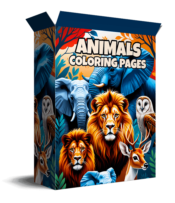 200+ Pages de coloration animale pour les enfants