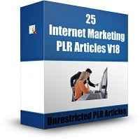 25 Articles de marketing sur Internet PLR