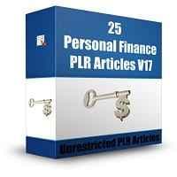 25 Articles du PLR sur les finances personnelles V17