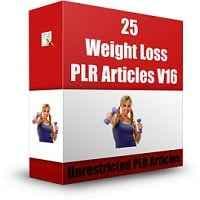 25 Articles de perte de poids PLR V16