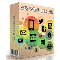 412 Icônes Web