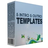 5 modèles Intro et 5 modèles Outro Powerpoint