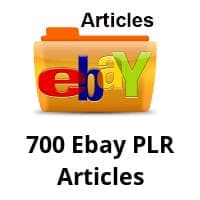 700 articles Ebay PLR