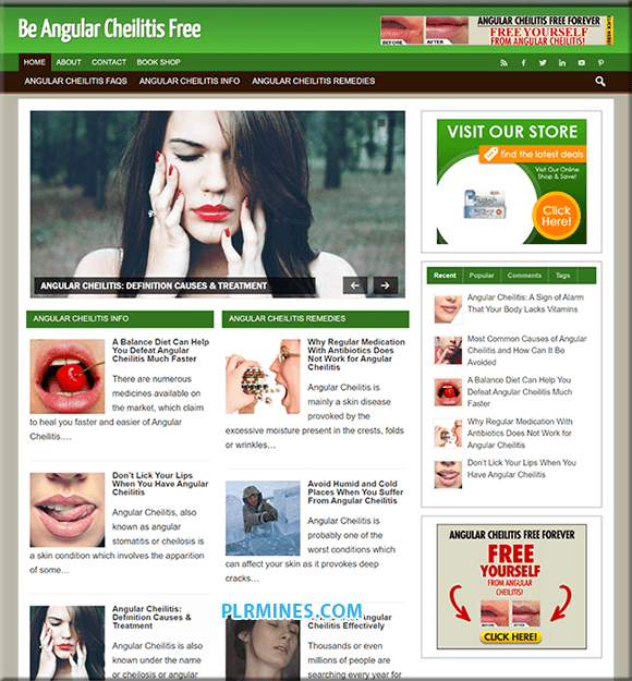 Blog d'affiliation de Cheilitis angulaire