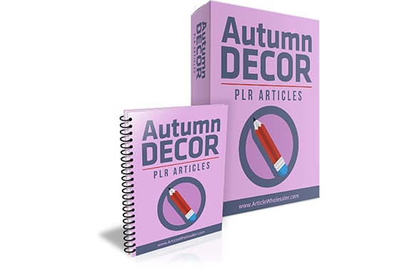 Articles du PLR de décoration d'automne