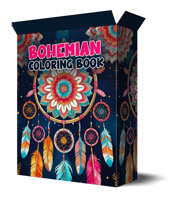 Livre de coloration bohème