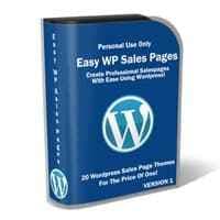 Pages de vente WordPress faciles