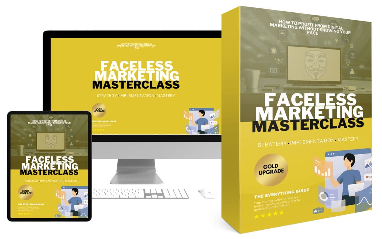 Mise à niveau vidéo de la Masterclass de Marketing Sans Visage