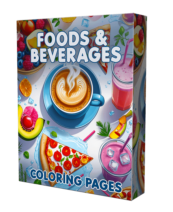 Pages de coloration des aliments et des boissons