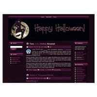 Thème WP de la Sorcière d'Halloween