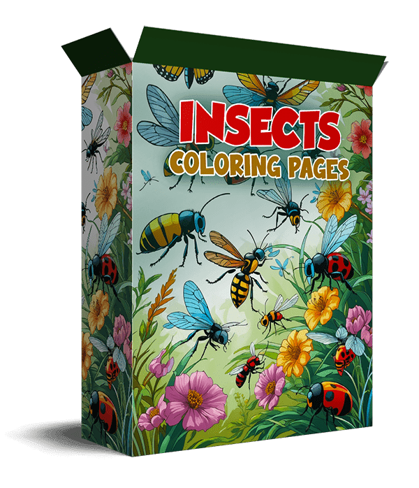 Pages de coloration des insectes pour les enfants