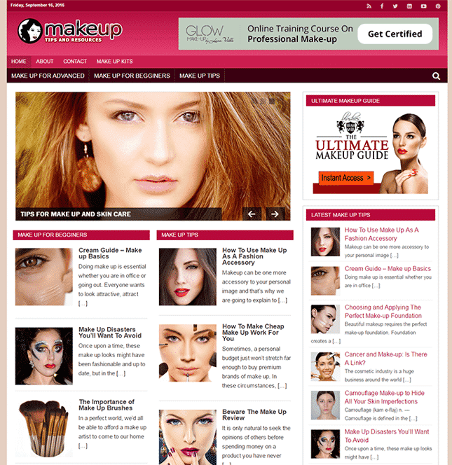 Conseils de maquillage Blog PLR