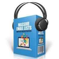 Listes d'e-mails massives avec inscription co