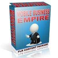 Mobile Business Empire PLR Package de contenu