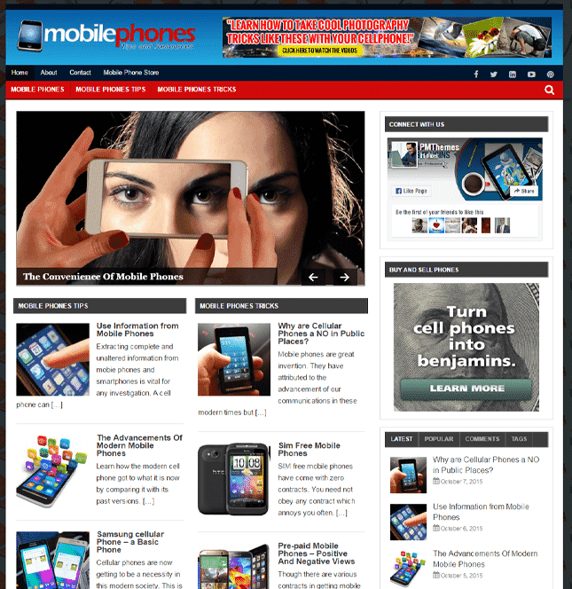PLR Blog des téléphones portables