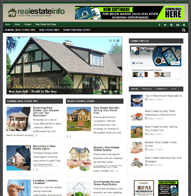 Blog PLR immobilier