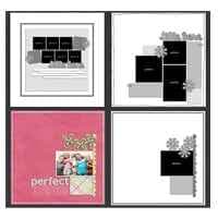 Modèle de scrapbook Collection I