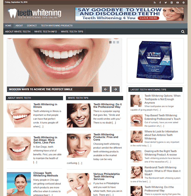 Blanchiment des dents PLR Blog
