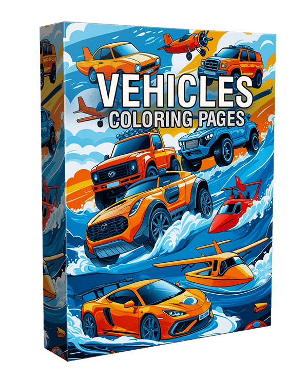 Pages de coloration de véhicule pour les enfants
