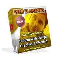 Collection de graphiques de design Web Deluxe