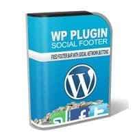 WP Pied de page social