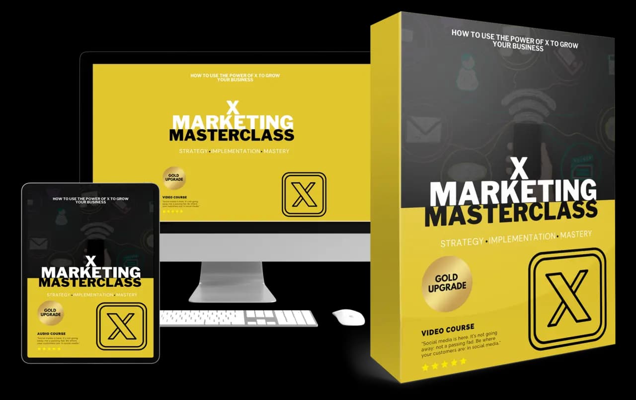 X Mise à niveau de la vidéo Masterclass marketing