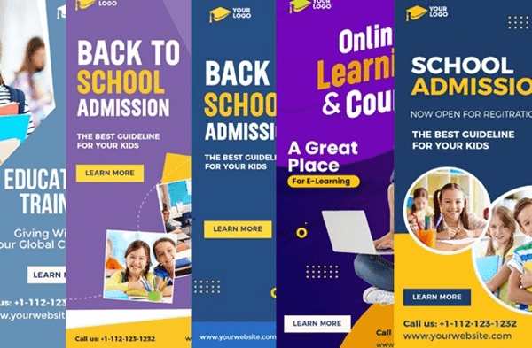 Modèles d'annonces verticales pour l'éducation