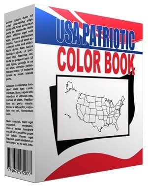 USA Livre de couleurs patriotique