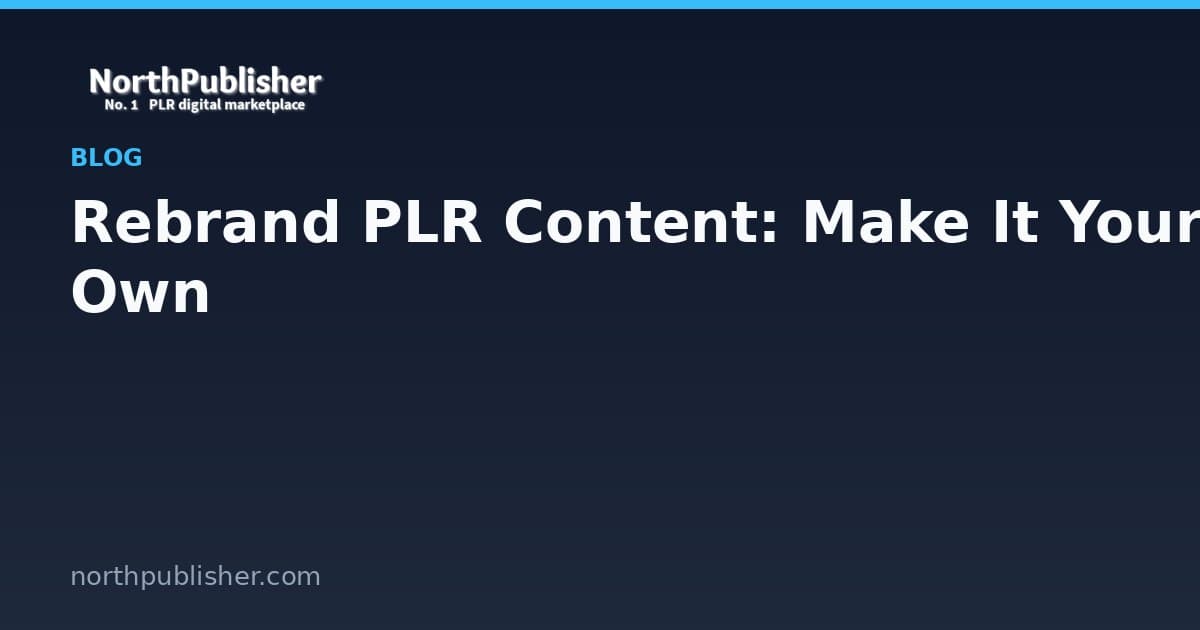 Le PLR est une matière première, pas un produit fini