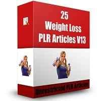 25 Articles de perte de poids PLR V13