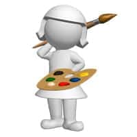 Caractères Cutie 3D