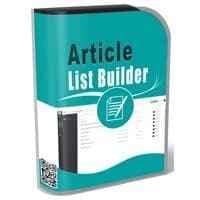 Constructeur de listes d'articles