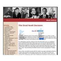 Site Web de l'histoire noire