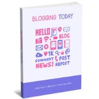 Blogging aujourd'hui
