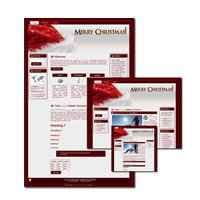 Thème de Noël pour WordPress et Blogger