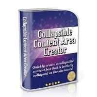 Créateur de zone de contenu collapsible