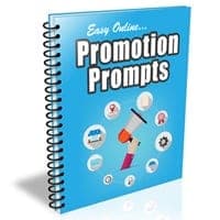 Prompts de promotion en ligne facile