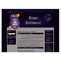 Modèle de site d'Halloween 3