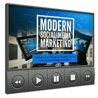 Vidéo de marketing des médias sociaux modernes