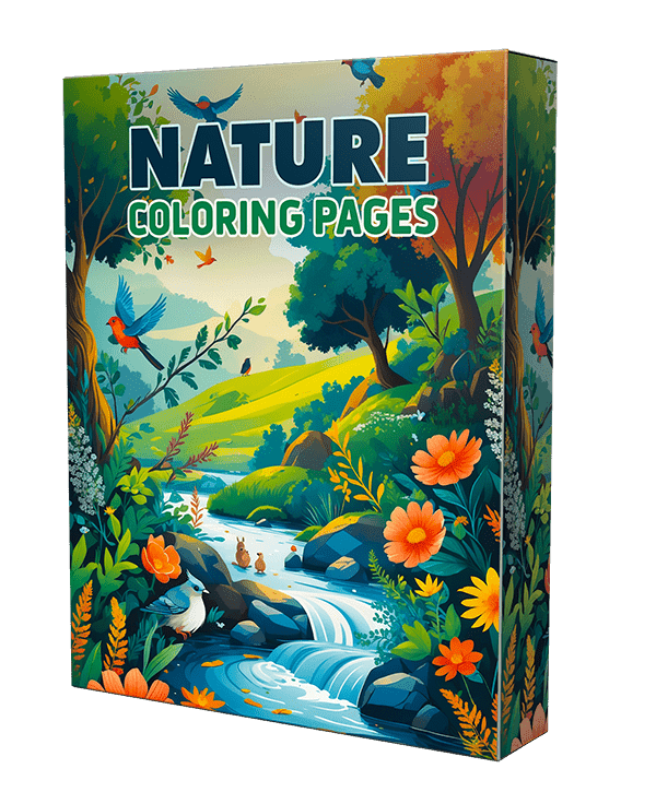 Pages de coloration de la nature pour les enfants