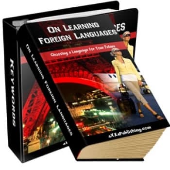 Sur l'apprentissage des langues étrangères