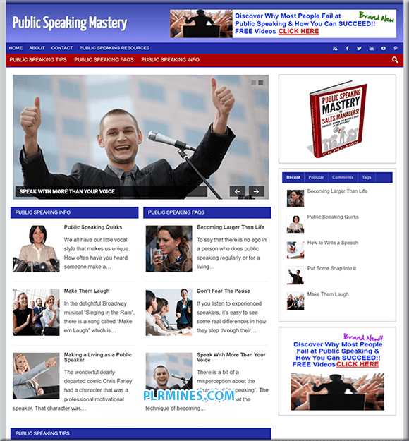 Parler en public WordPress Blog