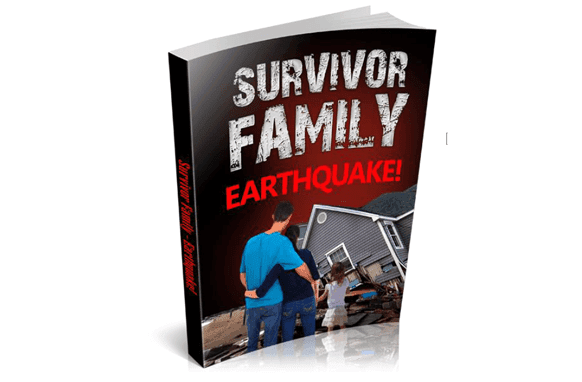 Famille survivante & – tremblement de terre