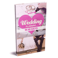 Planification du mariage dans 40 jours